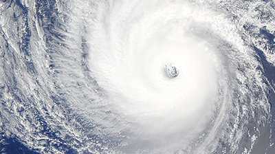 Hurricane from above
